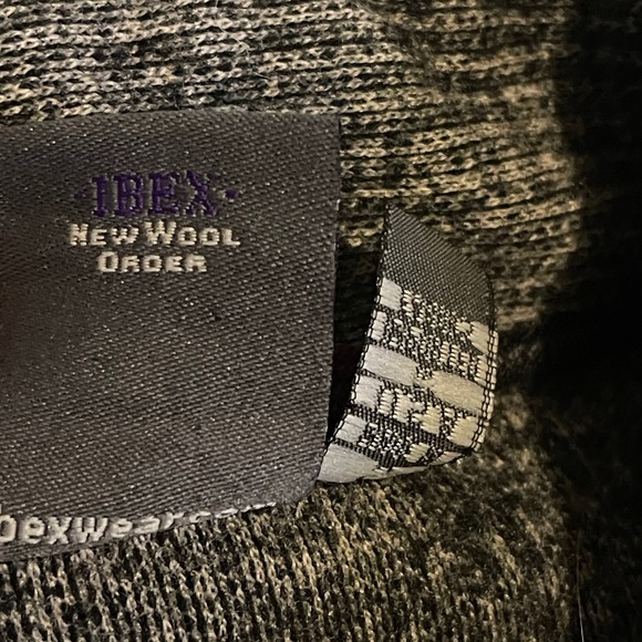 Ibex Womens Small 100% Merino Wool Full Zip Jacket Charcoal Grey New Wool Order - Picture 8 of 10